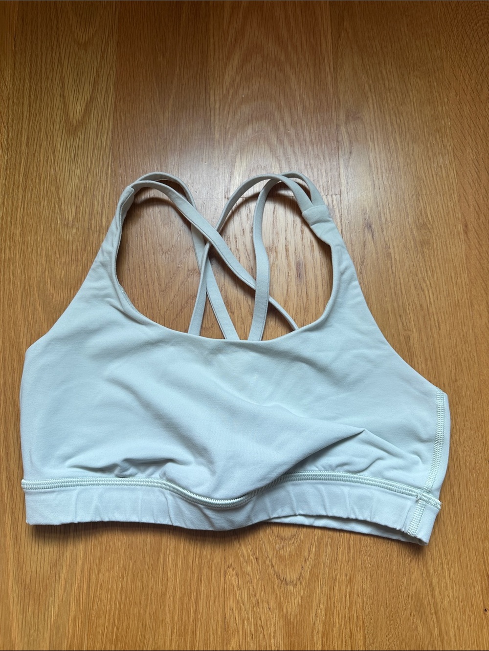Light Blue Strappy Sports Bra - Women Intimates & Sleepwear